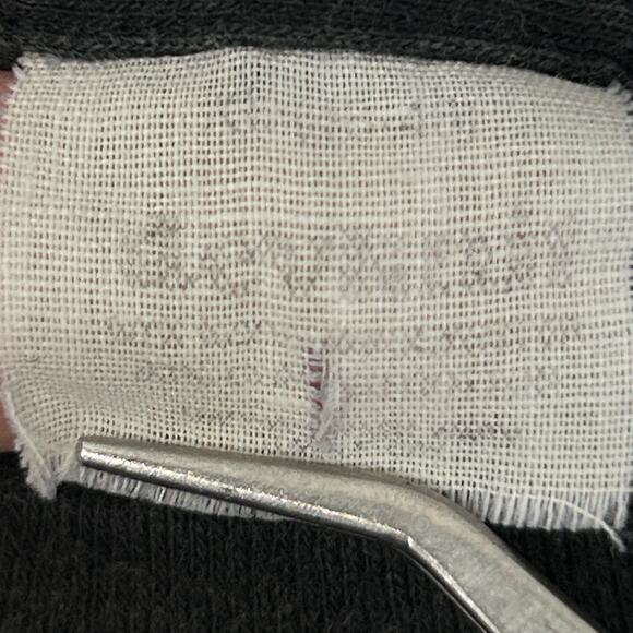 Vintage Superman Glitter Logo T Shirt Mens M Medium Black 80s DC Comics Tee - Picture 6 of 8